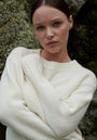 Boxy sweater made of pure cashmere