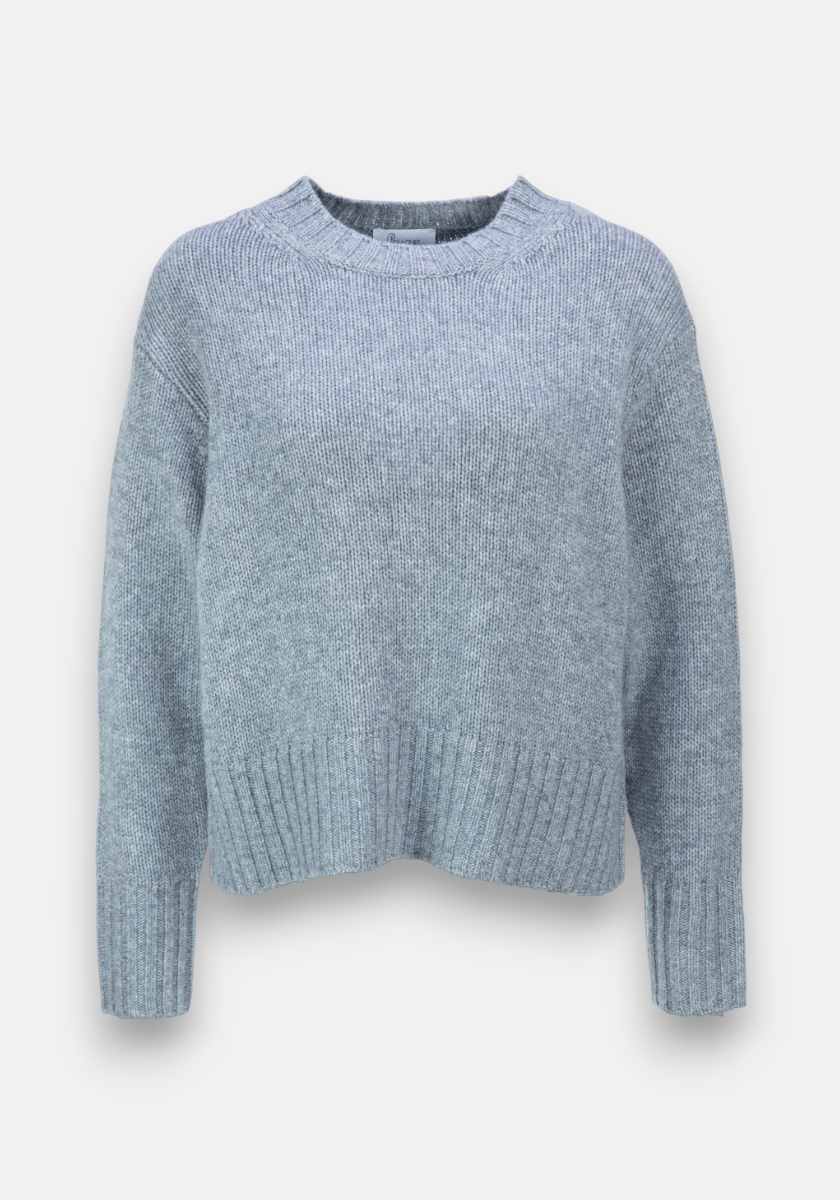 Boxy sweater made of pure cashmere