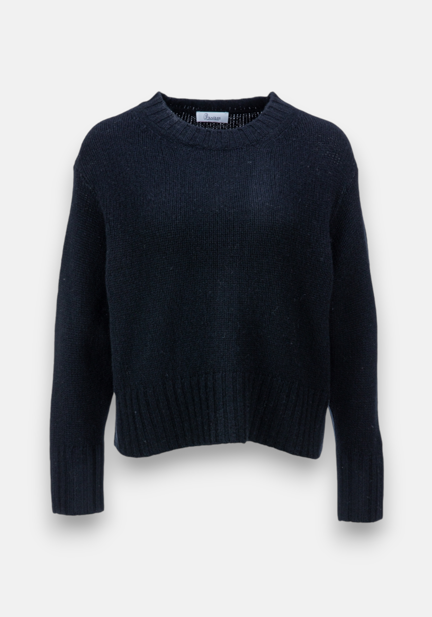 Boxy sweater made of pure cashmere