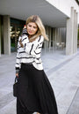 Black pleated skirt