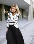 Black pleated skirt