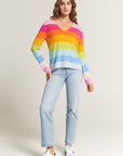 Kaschmirpullover Rainbow