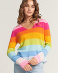 Kaschmirpullover Rainbow