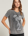 T-shirt Snoopy avec strass