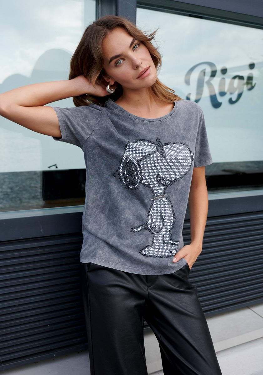 T-shirt Snoopy avec strass