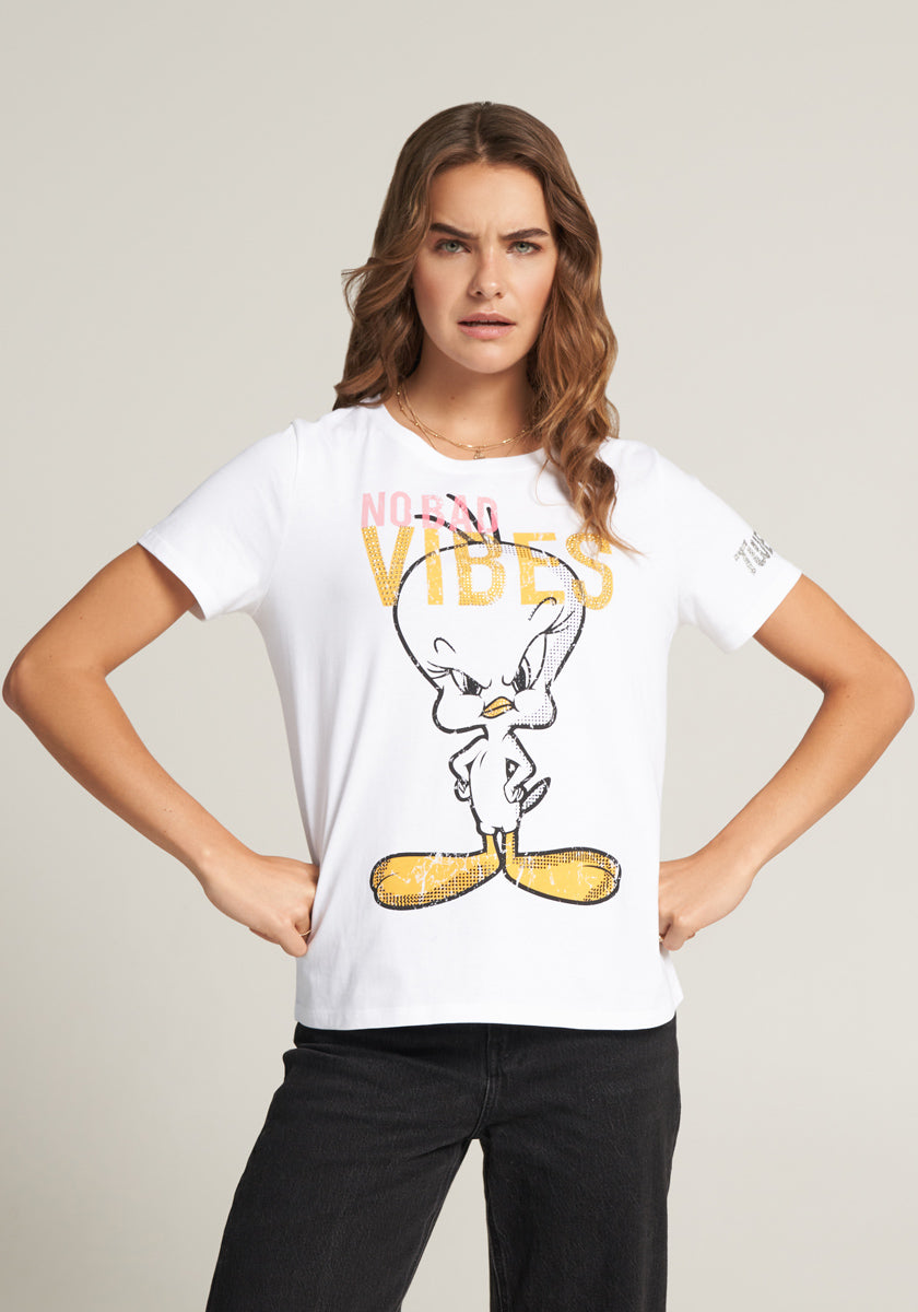 T-Shirt Tweety No Bad Vibes