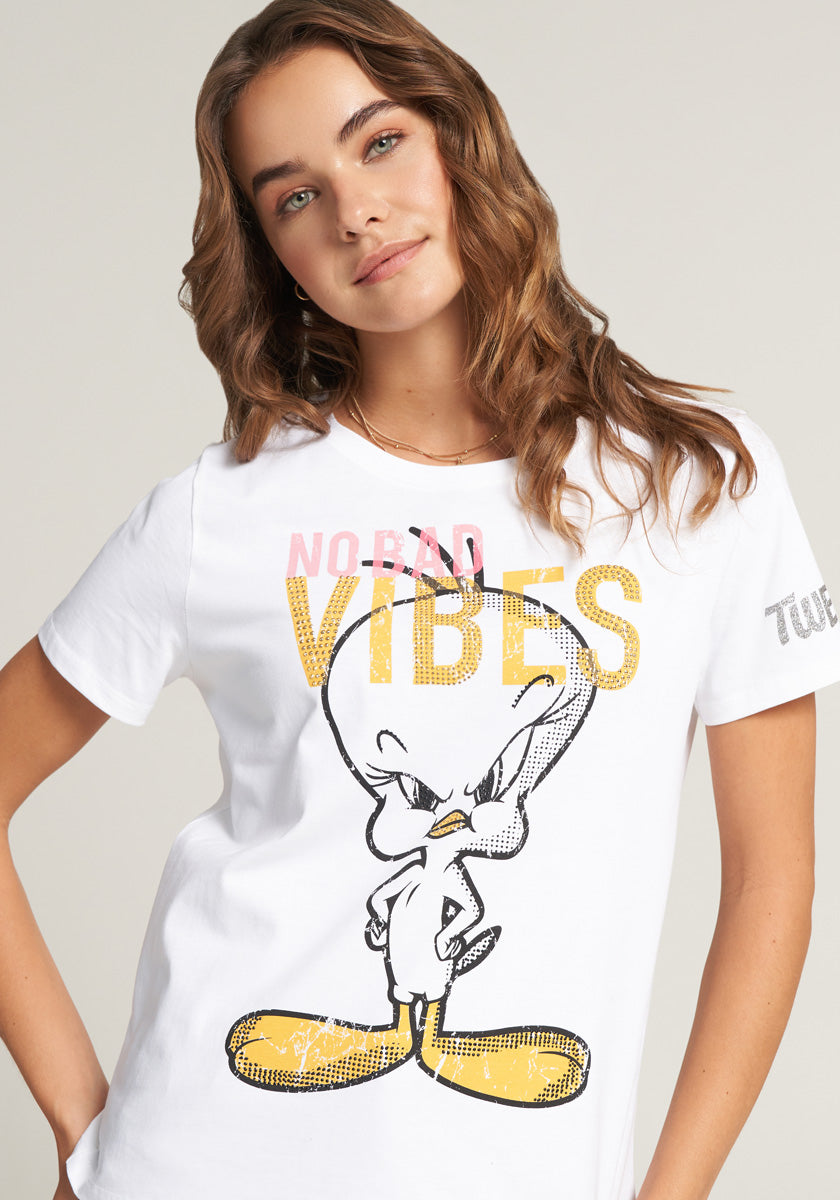 T-Shirt Tweety No Bad Vibes