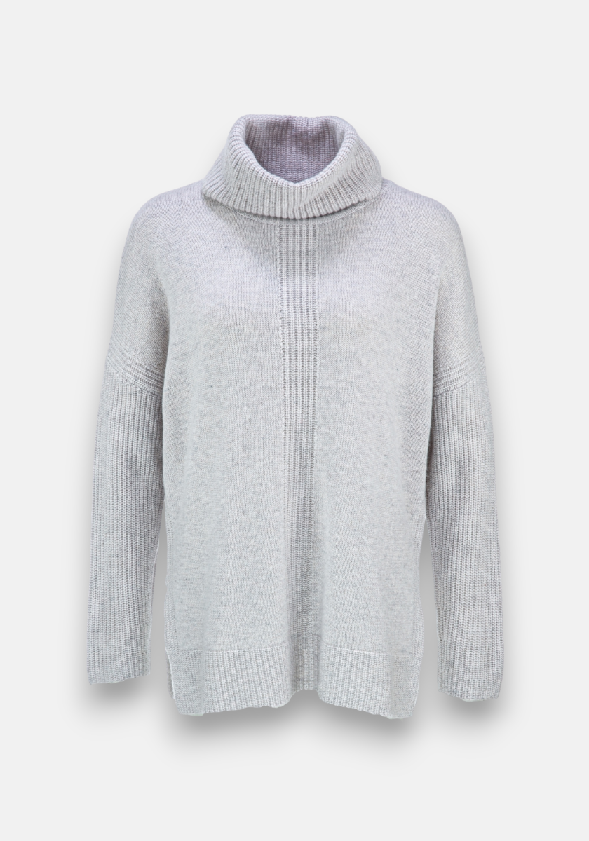 Greiger Boxy Pullover mit Rollkragen