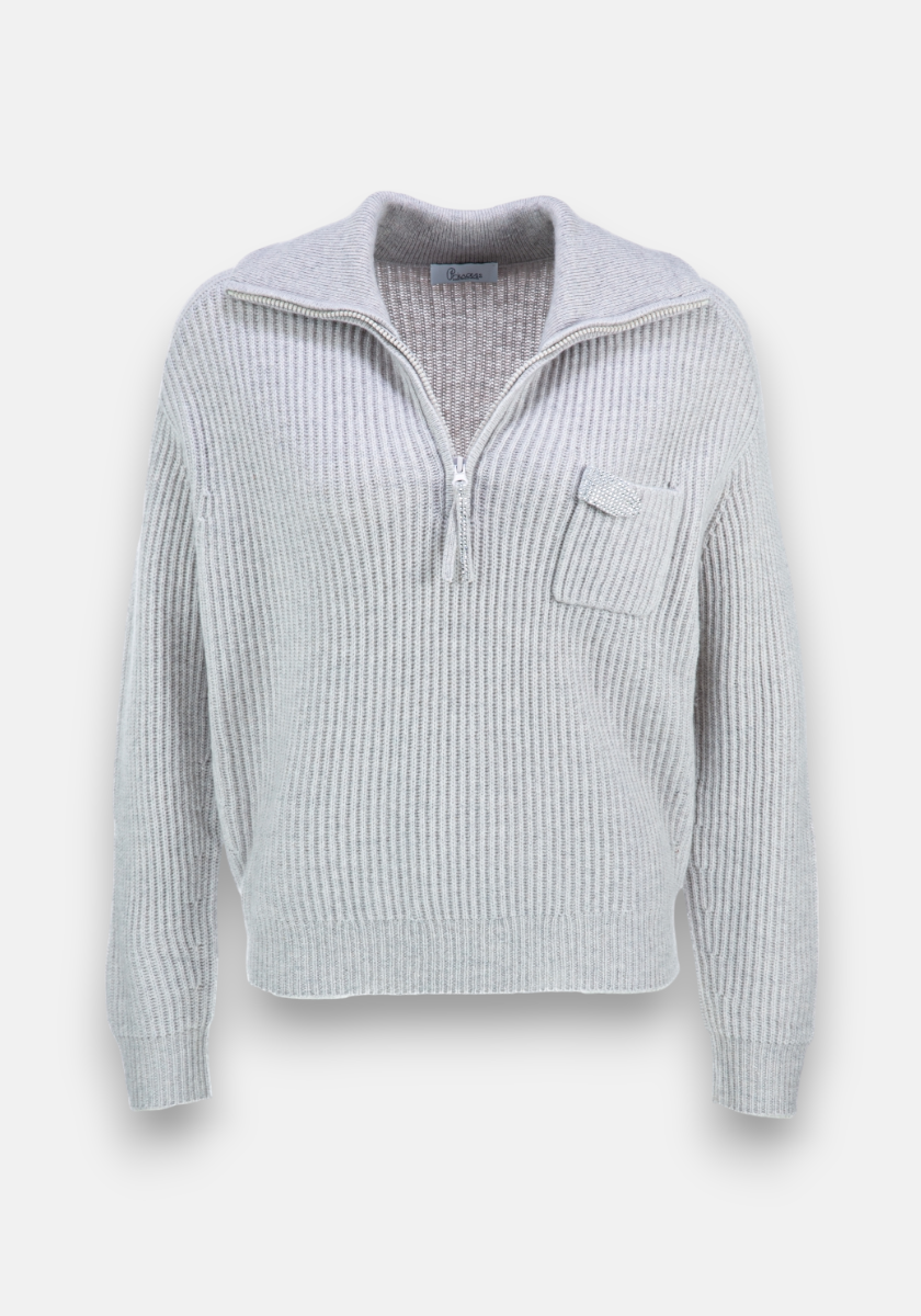 Greiger sweater with zipper