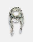 Scarf with natural print