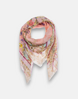 Scarf with ornamental print