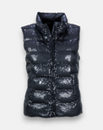 Black sequin vest