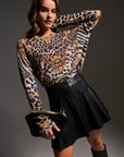 Pullover mit Wild Animalprint