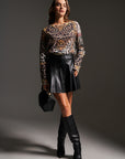 Pullover mit Wild Animalprint