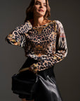 Pullover mit Wild Animalprint