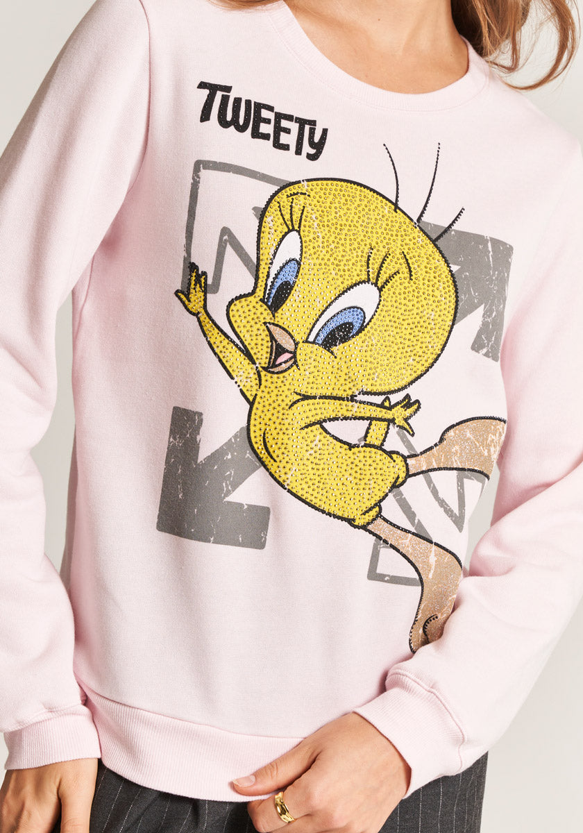 Rosa Sweatshirt Tweety