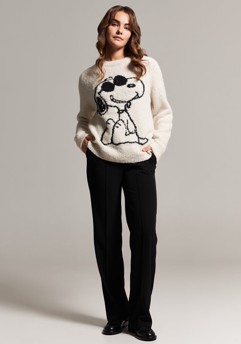 Kuscheliger Snoopy Strickpullover