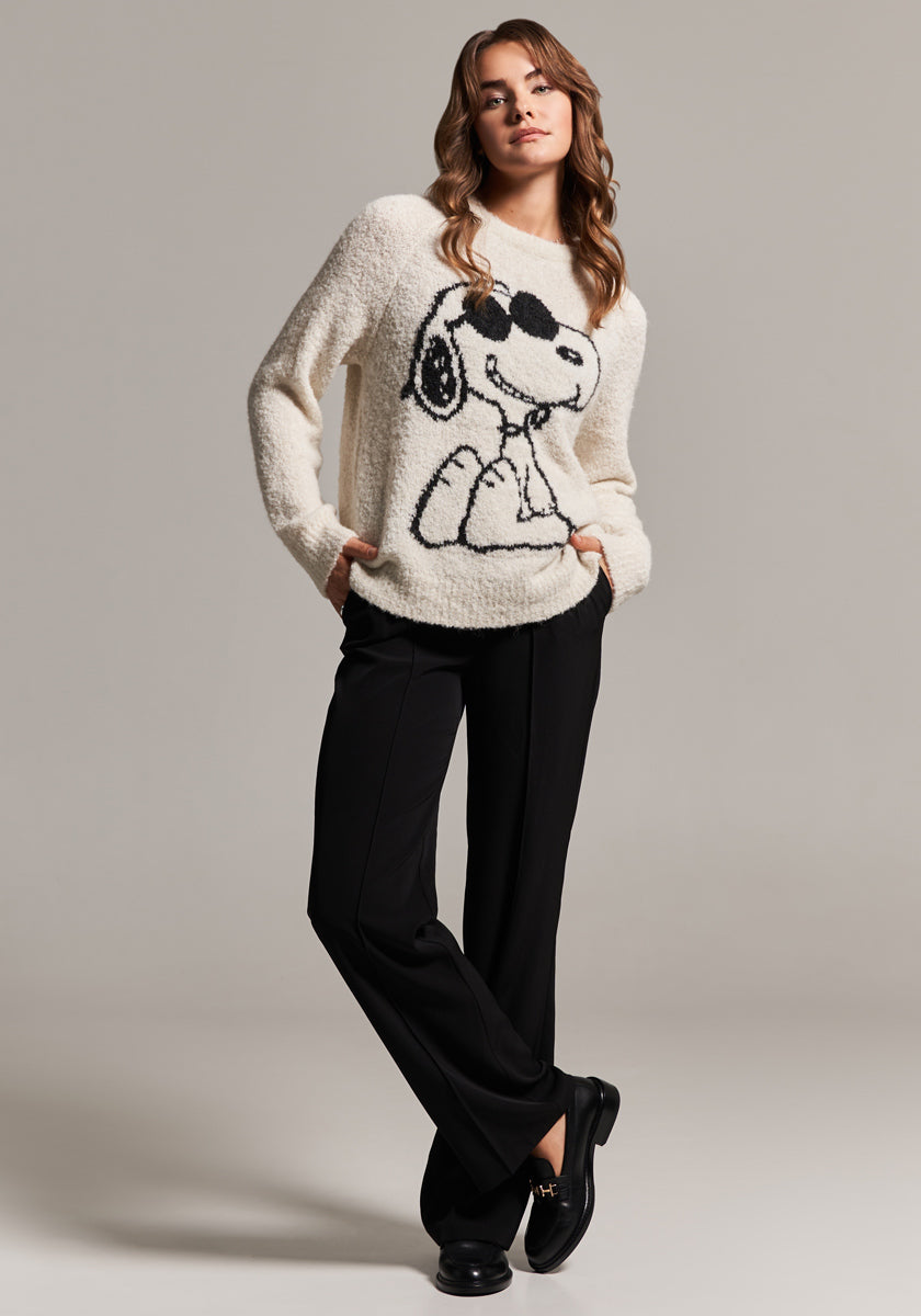 Kuscheliger Snoopy Strickpullover