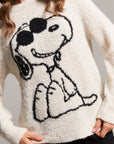 Kuscheliger Snoopy Strickpullover