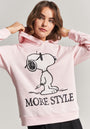 Rosa Hoodie Snoopy More Style