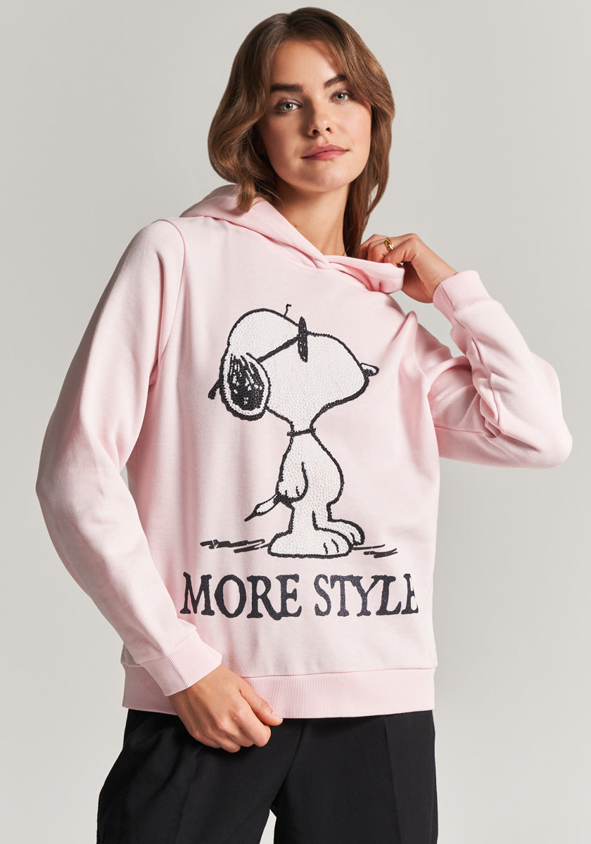 Pink Hoodie Snoopy More Style