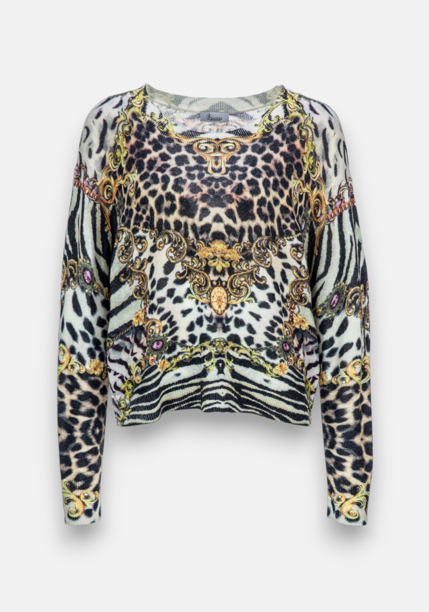 Pullover mit Wild Animalprint