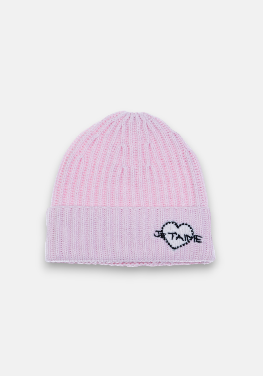 knitted hat Je t&#39;aime