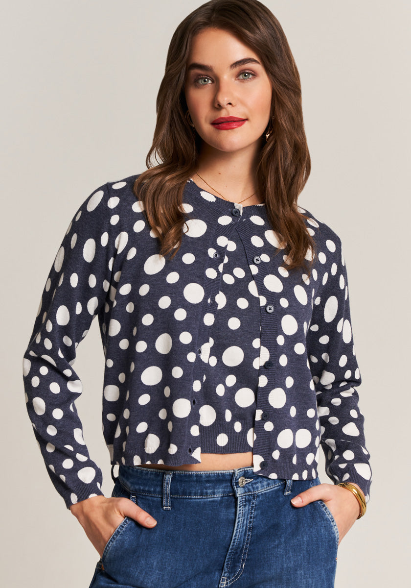 sweater with dots