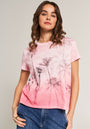 Pink Oversized T-Shirt Miami Palms