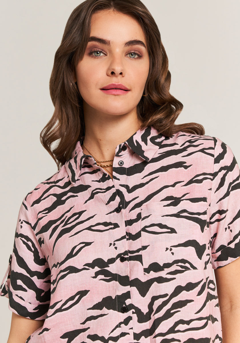 Tiger shirt blouse