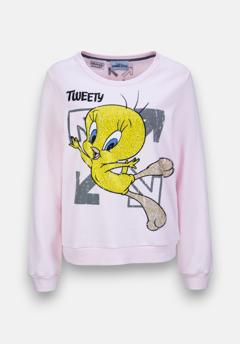 Rosa Sweatshirt Tweety