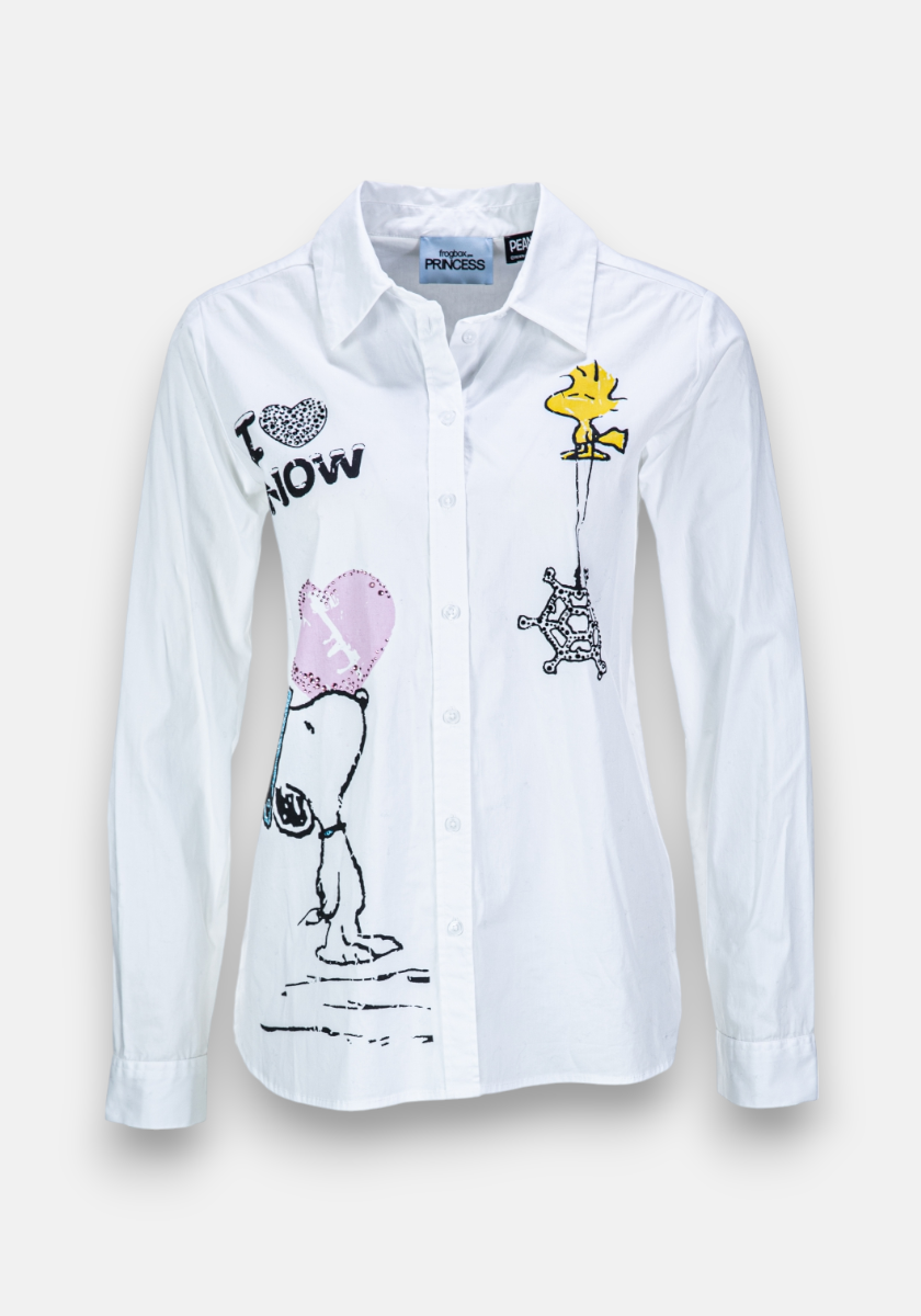 Snoopy poplin shirt