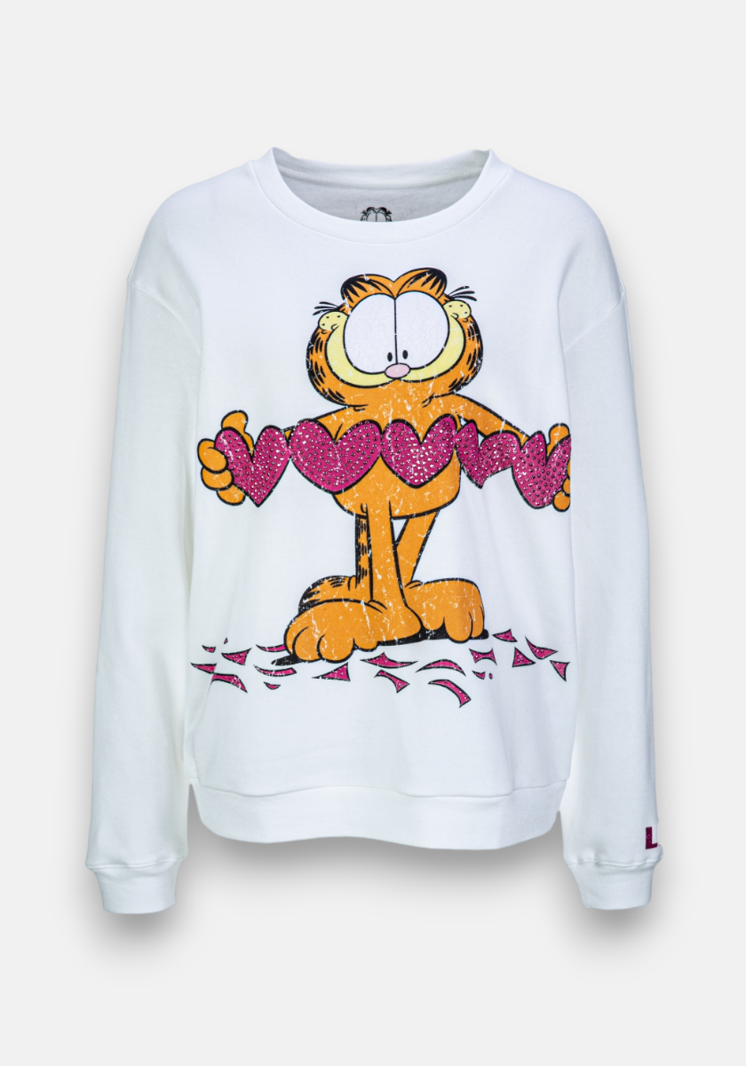 Sweatshirt Garfield Hearts