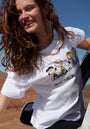 Weisses T-Shirt Snoopy More Chill Out