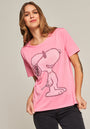 Rosa T-Shirt Snoopy Joe Cool