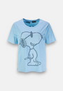 Blaues T-Shirt Snoopy Joe Cool