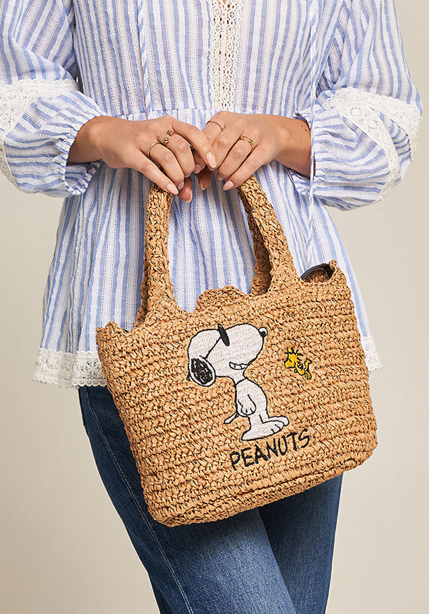 Kleine Strandtasche Snoopy